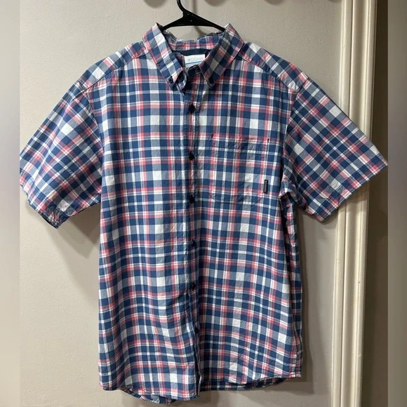 Columbia Men’s short button shirt Size S - Picture 1 of 5